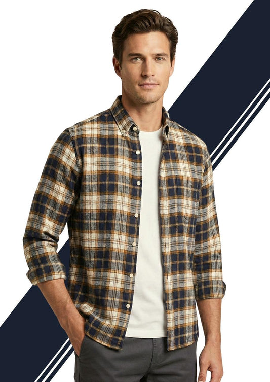 Regular Fit Flannel Check Shirt